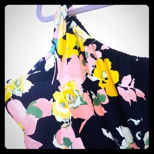 One shoulder ruffled flirty dress